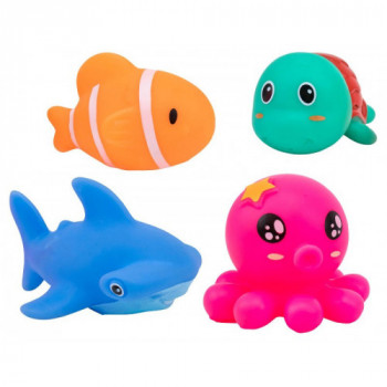 GOMMOLOSI ANIMALI MARINI 4PZ 2