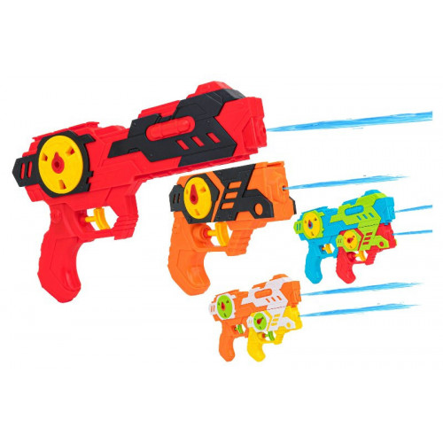 DOPPIA PISTOLA ACQUA A SPRUZZO 25CM-3 COL.