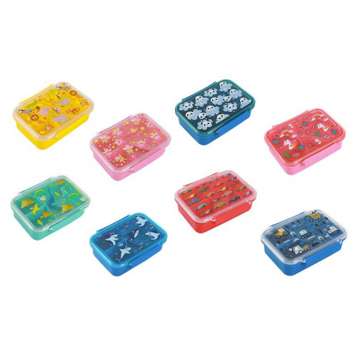 Assortimento 8 modelli Lunch box con divisorio,...