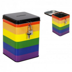 Salvadanaio con lucchetto LOVE IS LOVE