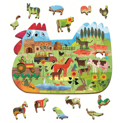 WOODY PUZZLE fattoria