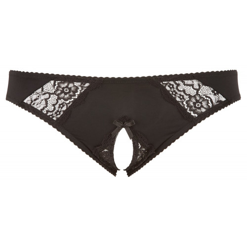 Cottelli Curves Crotchless Briefs - Slip, Nero,...