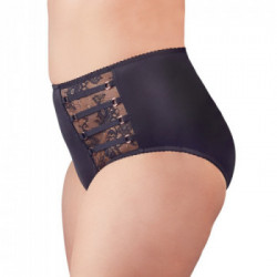 Cottelli Curves Briefs Decoration - Slip Nero, Decorazioni, Sensuale, Taglia XL