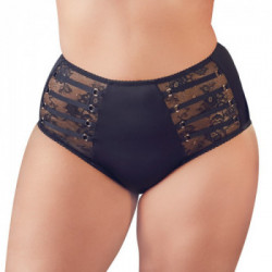 Cottelli Curves Briefs Decoration - Slip Nero, Decorazioni, Sensuale, Taglia 4XL