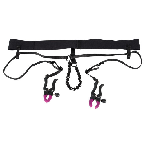 Bad Kitty String with Clamps - Perizoma,...