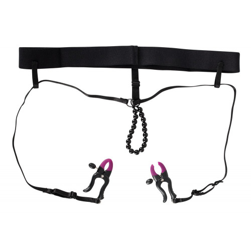 Bad Kitty String with Clamps - Perizoma,...