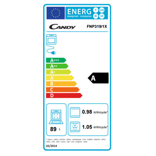 Candy FNP 319/1X - Forno Elettrico da Incasso,...