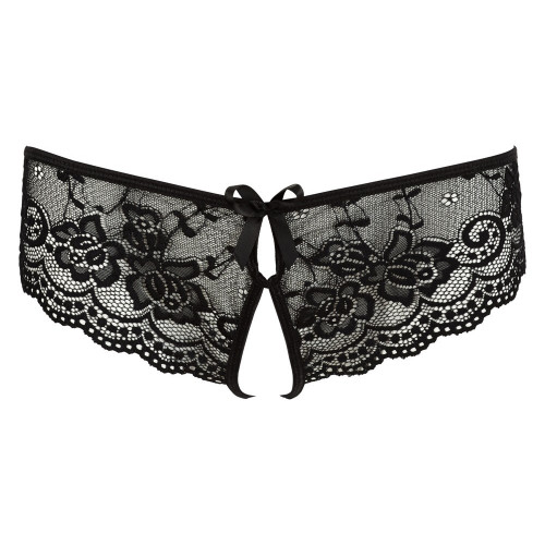 Cottelli Lingerie Crotchless Lace Briefs - Slip...