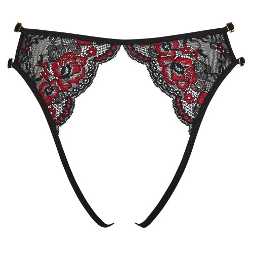 Cottelli Lingerie Crotchless Briefs - Slip,...