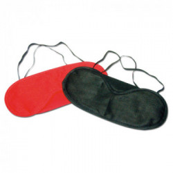 Cottelli Accesoires Blindfold - Set di Mascherine Paraocchi, Nero e Rosso