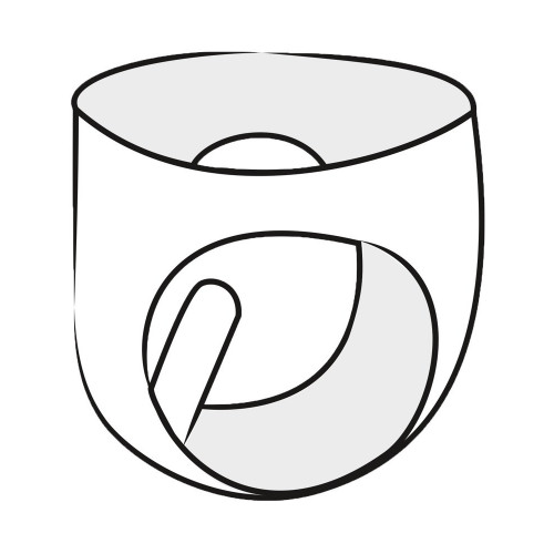 Late X Briefs - Slip con Labbra Vaginali,...