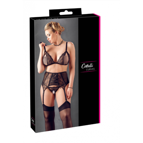 Cottelli Curves Suspender Set - Completino,...
