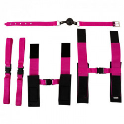 Fetish Fantasy Pink Passion Bondage Kit - Set, Bondage, Pink, 10 Pz