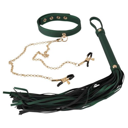 Bad Kitty Flogger and Collar - Collare ,...