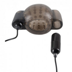 You2Toys Glans Sleeve with Vibration - Pompa per il Pene, Automatica, Vibrazione, Telecomando, Richiede Batterie