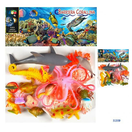 BUSTA PESCI BARRIERA CORALLINA - 2 ASS