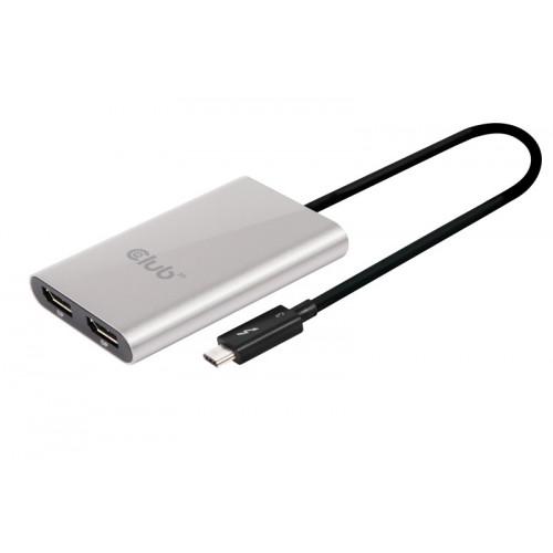 CLUB3D Thunderbolt™ 3 to Displayport™ 1.2 Dual...