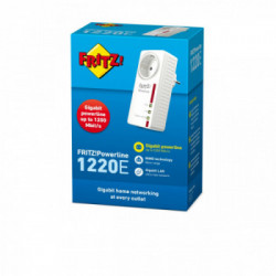 AVM FRITZ!Powerline 1220E 1200 Mbit/s Collegamento ethernet LAN Bianco 1 pezzo(i)