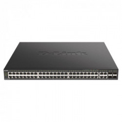 D-Link DGS-2000-52MP switch di rete Gestito L2/L3 Gigabit Ethernet (10/100/1000) Supporto Power over Ethernet (PoE) 1U Nero