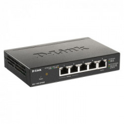 D-Link DGS-1100-05PDV2 switch di rete Gestito Gigabit Ethernet (10/100/1000) Supporto Power over Ethernet (PoE) Nero