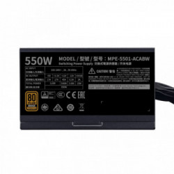 Cooler Master MWE 550 Bronze 230V V2 alimentatore per computer 550 W 24-pin ATX ATX Nero