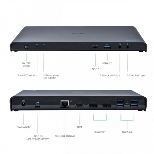 i-tec USB 3.0 / USB-C / Thunderbolt 3, 3x 4K...