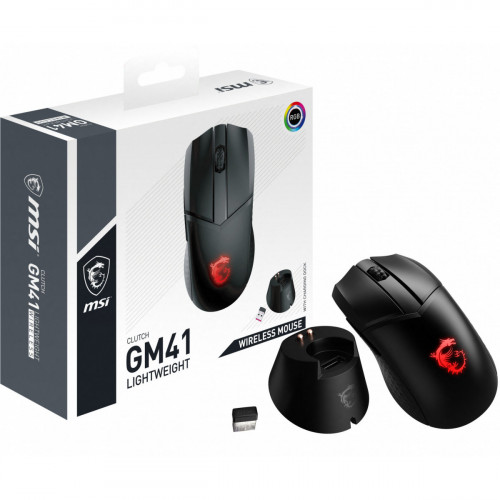 MSI Clutch Gaming GM41 Lightweight Wireless...