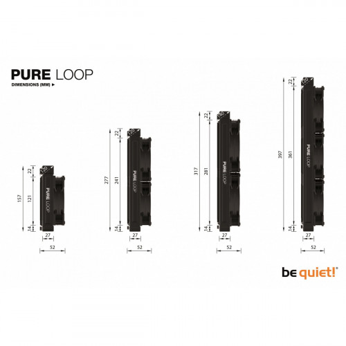 be quiet! PURE LOOP 240mm raffredamento...