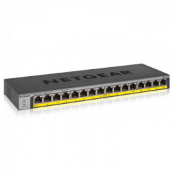 Netgear GS116LP Non gestito Gigabit Ethernet (10/100/1000) Nero Supporto Power over Ethernet (PoE)