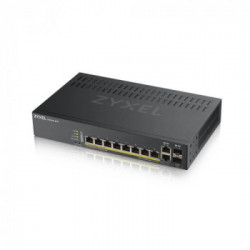 Zyxel GS1920-8HPV2 Gestito Gigabit Ethernet (10/100/1000) Nero Supporto Power over Ethernet (PoE)