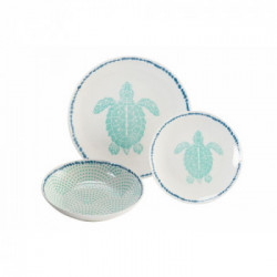 Villa D'Este Home Tivoli 'Cote d'Azur', Servizio tavola 18 pezzi