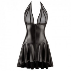 Noir Handmade Dress - Miniabito, Nero, Zip, Aderente, Taglia L