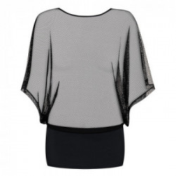 Obsessive Punker - Miniabito, Rete, Nero, Sensuale, Taglia S-M