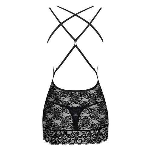 Obsessive Dress - Miniabito, Nero, Pizzo,...