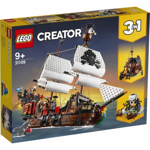 Lego Creator 3-in-1 31109 - Galeone dei pirati