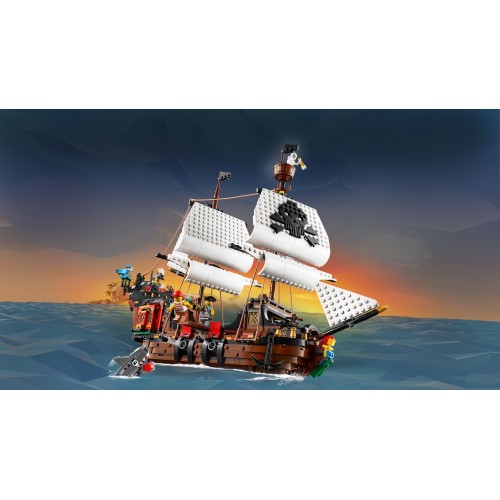 Lego Creator 3-in-1 31109 - Galeone dei pirati