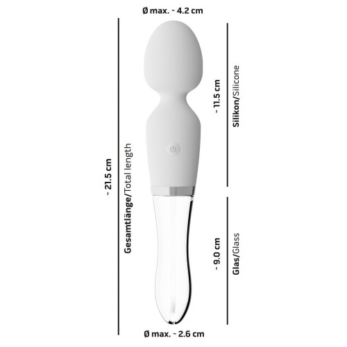 Liaison Wand LED - Massaggiatore LED in Vetro,...
