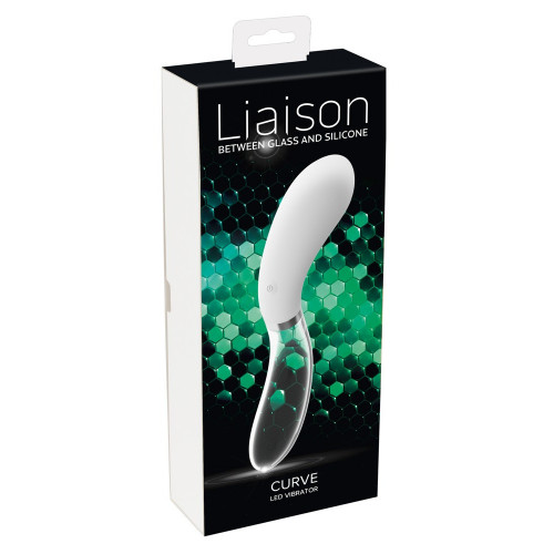 Liaison Curve LED - Vibratore LED in Vetro, 10...