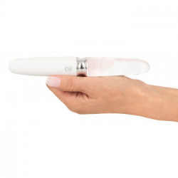 Liaison Straight LED - Vibratore Led in Vetro, 10 MOD di Vibrazione, Ricaricabile