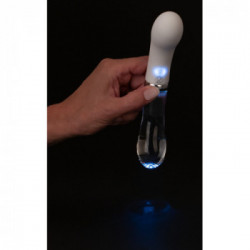 Liaison G-Spot LED - Vibratore Punto G in Vetro, 10 MOD di Vibrazione, Ricaricabile