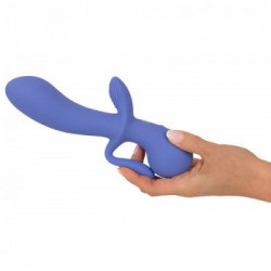 AwaqU V01 - Vibratore Rabbit con Stimolazione del Clitoride e dell' Ano, 10 MOD, Impermeabile, Ricaricabile