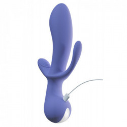 AwaqU V01 - Vibratore Rabbit con Stimolazione del Clitoride e dell' Ano, 10 MOD, Impermeabile, Ricaricabile