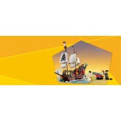 Lego Creator 3-in-1 31109 - Galeone dei pirati