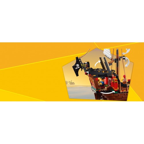 Lego Creator 3-in-1 31109 - Galeone dei pirati