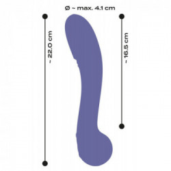 AwaqU V03 - Vibratore a 10 Modalità, Impermeabile, Ricaricabile