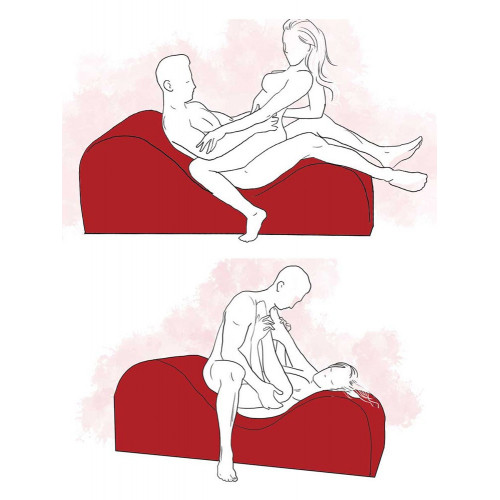 Liberator Esse Lounger - Lettino per Sesso, Nero