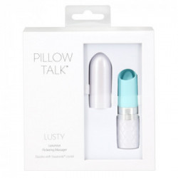 Pillow Talk Lusty Teal - Vibratore Mini, Turchese, Ricaricabile