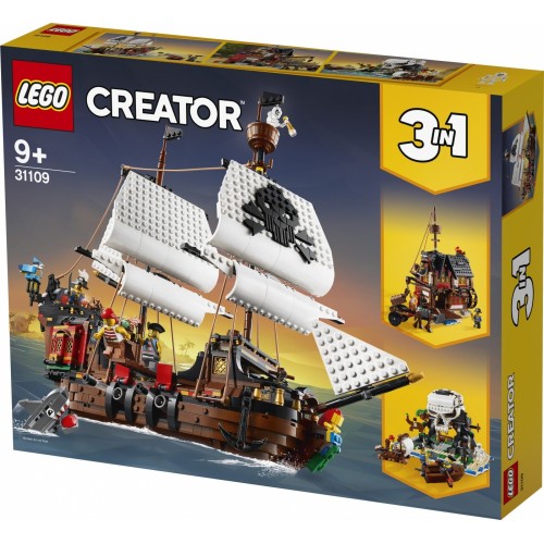 Lego Creator 3-in-1 31109 - Galeone dei pirati