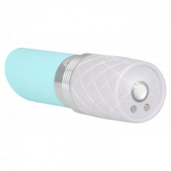 Pillow Talk Lusty Teal - Vibratore Mini, Turchese, Ricaricabile