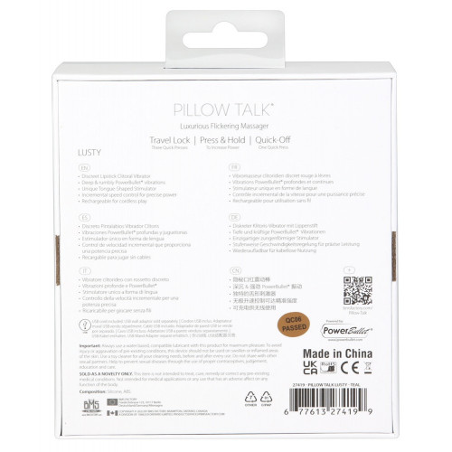 Pillow Talk Lusty Teal - Vibratore Mini,...